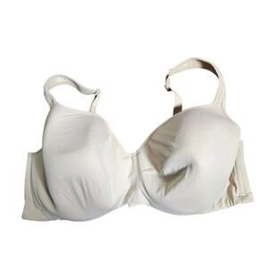 Cacique‎ Lightly Lined Balconette Full Coverage Bra 44DD Underwire Nude